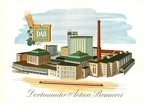 AK / Ansichtskarte 73868771 Dortmund Dortmunder Actien Brauerei Illustration Dortmund