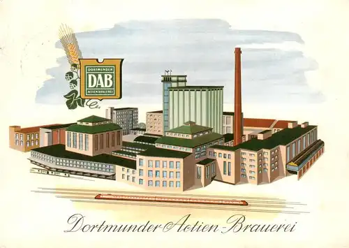 AK / Ansichtskarte 73868772 Dortmund Dortmunder Actien Brauerei Illustration Dortmund