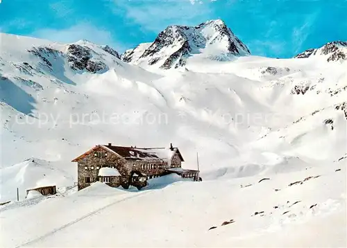 AK / Ansichtskarte  Dresdnerhuette_2308m_Stubaital_Tirol_AT mit Schaufelspitze 