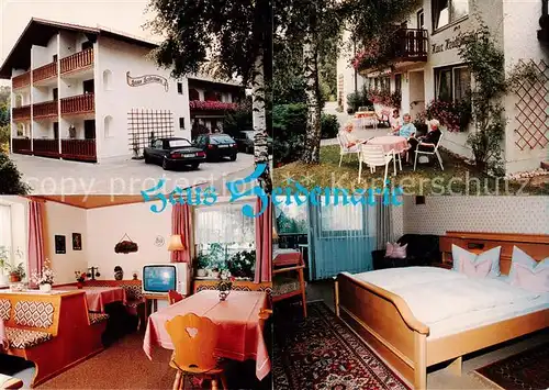 AK / Ansichtskarte  Bad_Fuessing Haus Heidemarie Gaststube Zimmer Gartenterrasse Bad_Fuessing