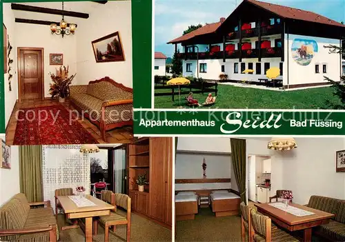 AK / Ansichtskarte 73868835 Bad_Fuessing Appartementhaus Seidl Gaststube Zimmer Bad_Fuessing