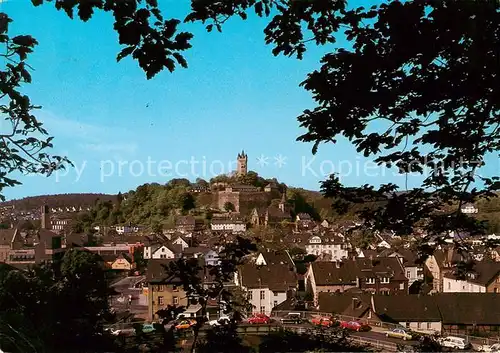 AK / Ansichtskarte  Dillenburg Blick zum Schlossberg Dillenburg