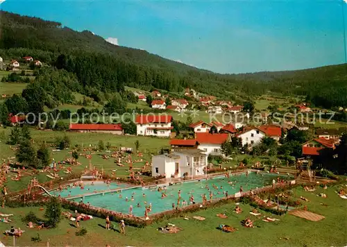 AK / Ansichtskarte  Bodenmais Freibad Bodenmais