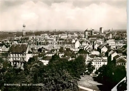 AK / Ansichtskarte  Braunschweig Blick auf Innenstadt Braunschweig