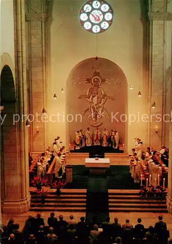 AK / Ansichtskarte  Coesfeld Benediktiner Abtei Gerleve Gottesdienst Coesfeld