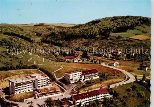 AK / Ansichtskarte  Bad_Mergentheim Kurhaeuser im Erlenbachtal Fliegeraufnahme Bad_Mergentheim