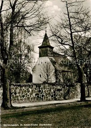 AK / Ansichtskarte  Dahlem_Berlin St Annen Kirche Dahlem_Berlin