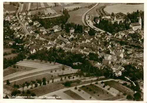 AK / Ansichtskarte  Gondelsheim_Baden Fliegeraufnahme Gondelsheim_Baden
