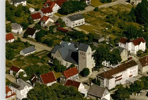 AK / Ansichtskarte  Neuenrade Kath Pfarrkirche St Maria Heimsuchung Fliegeraufnahme Neuenrade