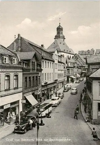 AK / Ansichtskarte 73869029 Simmern_Hunsrueck Blick zur Stephanskirche Simmern Hunsrueck