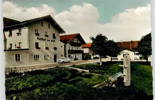 AK / Ansichtskarte  Neukirchen_Teisenberg Gasthof zur Post Neukirchen Teisenberg