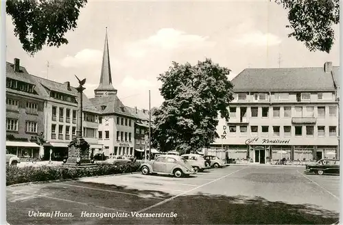 AK / Ansichtskarte 73869054 Uelzen_Lueneburger_Heide Herzogenplatz Veersserstrasse Uelzen_Lueneburger_Heide