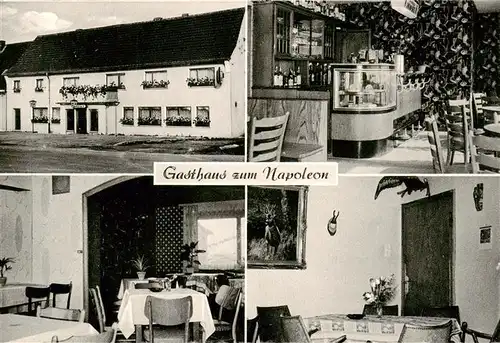 AK / Ansichtskarte 73869099 Lamsfuss_Wipperfeld Gasthaus zum Napoleon Gastraeume Theke 