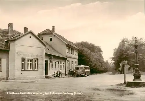 AK / Ansichtskarte  Stolberg_Harz Forsthaus Gaststaette Auerberg Stolberg Harz