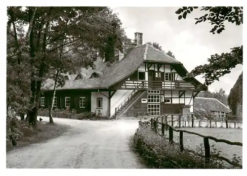 AK / Ansichtskarte 73869106 Loheland_Kuenzell Loheland Schule Rhoen Holzhaus 