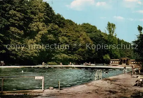 AK / Ansichtskarte  Dabringhausen_Wermelskirchen Waldstrandbad 