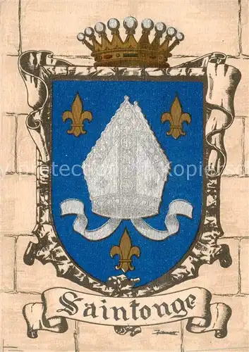 AK / Ansichtskarte  Saintes_17 Stadtwappen 