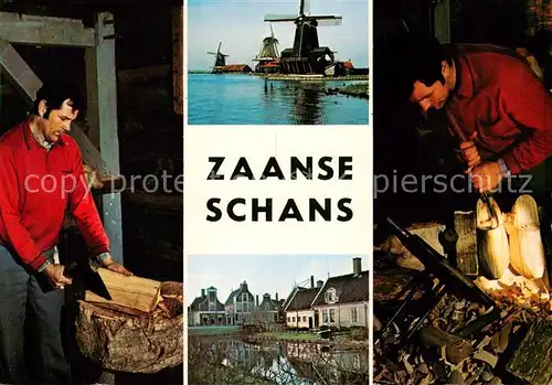 AK / Ansichtskarte  Vreeswijk_Nieuwegein_NL De Zaanse Schans Handklompenmaker Woodenshoemaker  