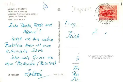 AK / Ansichtskarte  Plattensee_Balatonrol_HU Fliegeraufnahme 