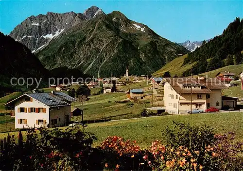 AK / Ansichtskarte 73869275 Mittelberg_Kleinwalsertal_AT mit Widderstein 