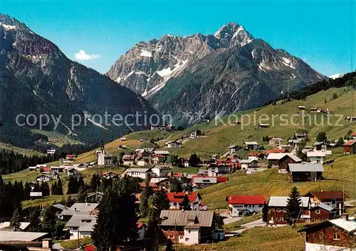 AK / Ansichtskarte  Hirschegg_Kleinwalsertal_Vorarlberg_AT mit Widderstein 