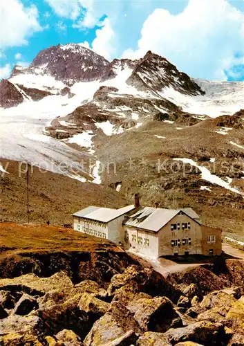 AK / Ansichtskarte  Wiesbadener_Huette_Wiesbadnerhuette_Montafon_AT mit Piz Buin Silvretta 