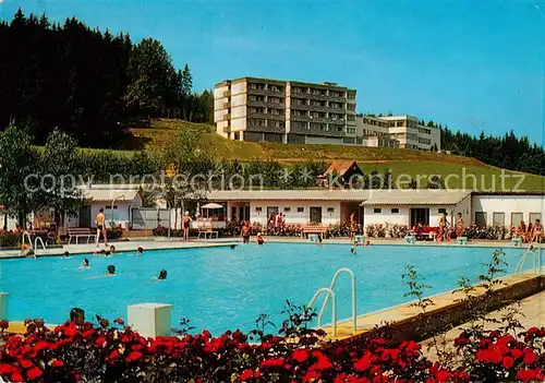 AK / Ansichtskarte  Bad_Leonfelden_AT Schwimmbad mit Kurhaus 