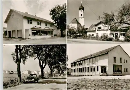 AK / Ansichtskarte  Forstinning_Bayern Teilansichten Spar-Markt Kirche Schule Landstrasse 