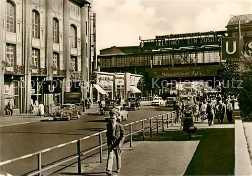 AK / Ansichtskarte  Berlin Am Bahnhof Friedrichstrasse Berlin