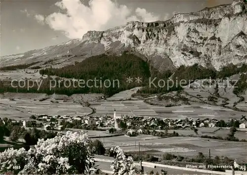 AK / Ansichtskarte  Flims_Dorf mit Flimsersteig Flims_Dorf