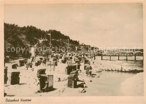 AK / Ansichtskarte  Koserow_Ostseebad_Usedom Strandpartie Koserow_Ostseebad_Usedom