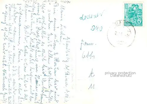 AK / Ansichtskarte  Glaubitz Diaet Sanatorium Glaubitz Gastraeume 