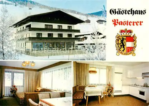 AK / Ansichtskarte  Saalbach_-Hinterglemm_AT Gaestehaus Pasterer Zimmer Kueche 