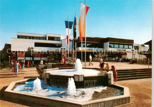 AK / Ansichtskarte  Hoechst_Odenwald Rat und Buergerhaus Brunnen Hoechst_Odenwald