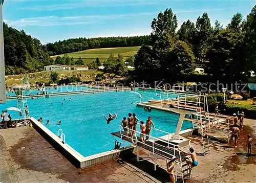 AK / Ansichtskarte 73869528 Michelstadt Waldschwimmbad Michelstadt