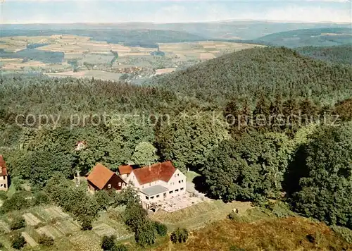 AK / Ansichtskarte  Ober-Sensbach Hoehenpension Reussenkreuz Fliegeraufnahme Ober-Sensbach