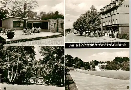 AK / Ansichtskarte  Weisswasser__Oberlausitz Konsum Tierpark Cafe Muskauer Strasse Pionierlager Philipp Mueller Stadion 20. Jahrestag 