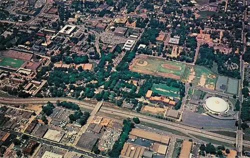 AK / Ansichtskarte  Chamblee_Georgia_USA Georgia Institute of Technology Alexander Memorial Coliseum aerial view 