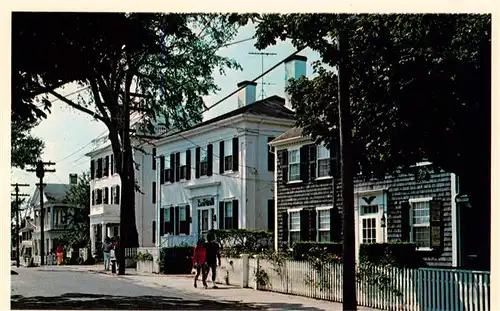 AK / Ansichtskarte  Edgartown_Massachusetts_USA Street scene on Marthas Vineyard 