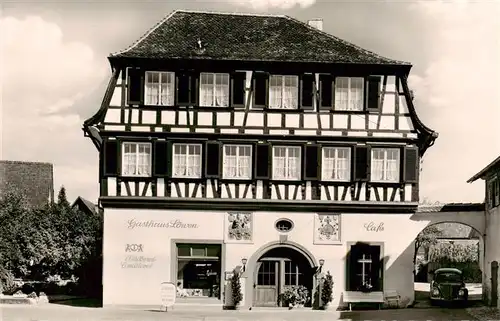 AK / Ansichtskarte  Hagnau_Bodensee Gasthaus Pension Loewen Hagnau Bodensee