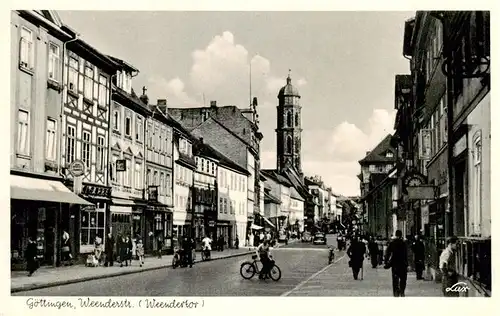 AK / Ansichtskarte  Goettingen__Niedersachsen Weenderstrasse Weendertor 