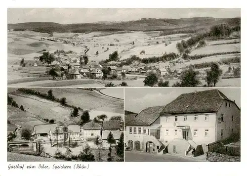 AK / Ansichtskarte  Speicherz_Rhoen_Motten_Bayern Gasthof zum Biber Panorama 