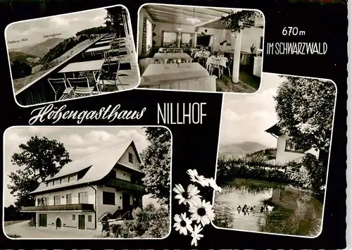 AK / Ansichtskarte 73869688 Haslach_Kinzigtal Hoehengasthaus Nillhof im Schwarzwald Haslach_Kinzigtal