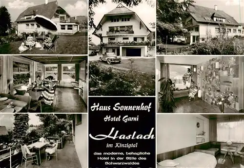 AK / Ansichtskarte  Haslach_Kinzigtal Hotel Haus Sonnenhof im Schwarzwald Haslach_Kinzigtal