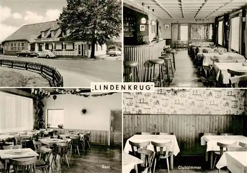 AK / Ansichtskarte  Kroeppelshagen-Fahrendorf Gaststaette Lindenkrug Saal Clubzimmer Kroeppelshagen-Fahrendorf