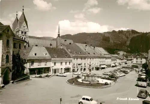 AK / Ansichtskarte 73869742 Friesach_Kaernten Stadtzentrum Blick zur Kirche Friesach Kaernten