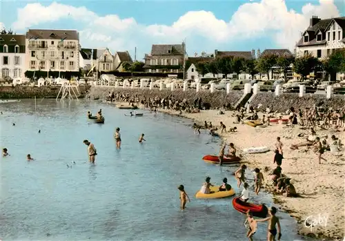 AK / Ansichtskarte  Locquirec_29_Finistere La plage et l Hôtel du Port 