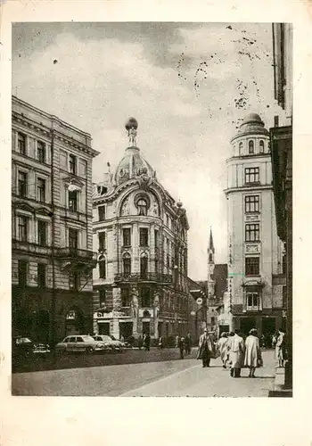 AK / Ansichtskarte  Riga_Latvia Teaetra iela Theater Stadtzentrum 