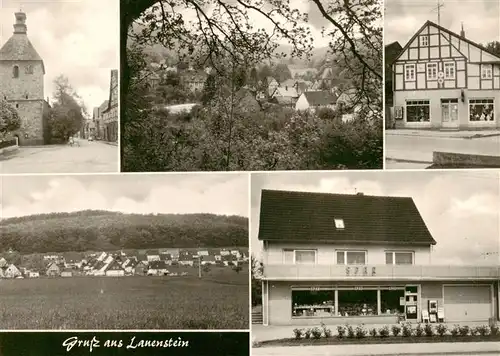 AK / Ansichtskarte  Lauenstein_Salzhemmendorf Spar-Lebensmittel Laden Ortsansichten Kirche Lauenstein_Salzhemmendorf