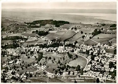 AK / Ansichtskarte  Rehetobel Panorama Blick zum Bodensee Rehetobel